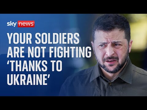 Ukraine War: ‘Thanks to Ukraine your soldiers are not fighting’ – Zelenskyy