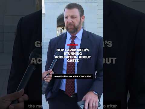 GOP lawmaker’s stunning accusation about Gaetz