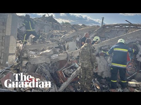 Missile strike destroys entire village cafe in Ukraine, leaving at least 51 dead