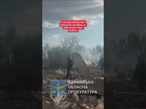 Six-year-old boy among dead in Kharkiv after missile hit food shop and cafe