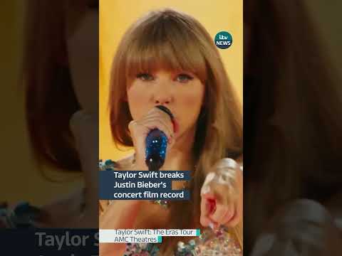 Taylor Swift breaks a Bieber record #itvnews