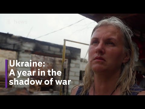A year living under the shadow of war in one Ukrainian community