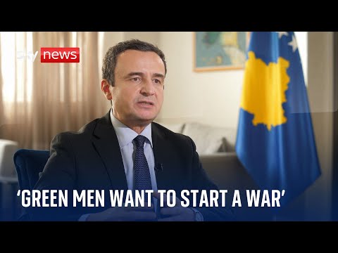 Kosovo’s Prime Minister calls on west to take hard line against Serbia