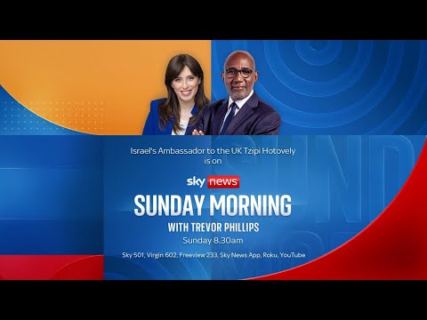 Watch Sunday Morning with Trevor Phillips live: Tzipi Hotovely, Mark Harper and Wes Streeting
