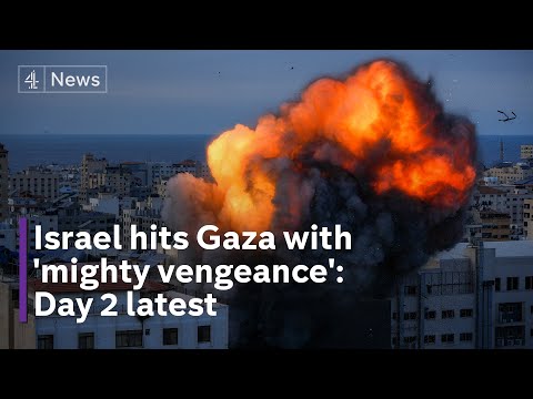 Israel strikes Gaza with ‘mighty vengeance’ – day 2 update