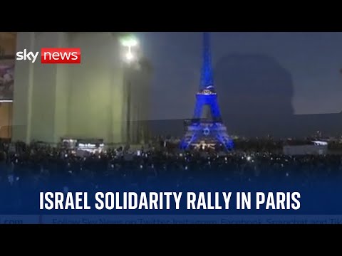 Watch live: Solidarity rally in support of Israel takes place in Paris