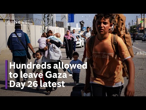 Israel hunts Hamas leaders in Gaza, foreigners and wounded allowed to leave for first time
