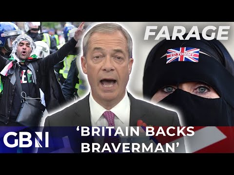 ‘Centre of gravity in Britain is BEHIND Braverman’: Police treat Hamas supporters with ‘kid gloves!’