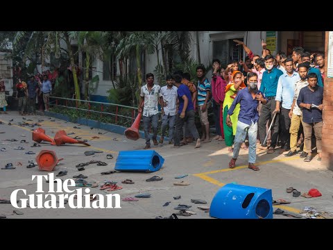 Three dead as police clash with garment workers in Bangladesh demanding a wage increase