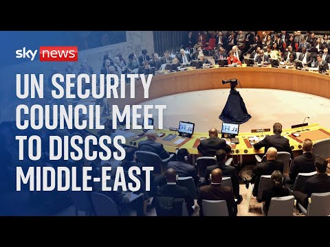 Watch live: UN Security Council meeting to discuss the escalating crisis in the Middle East