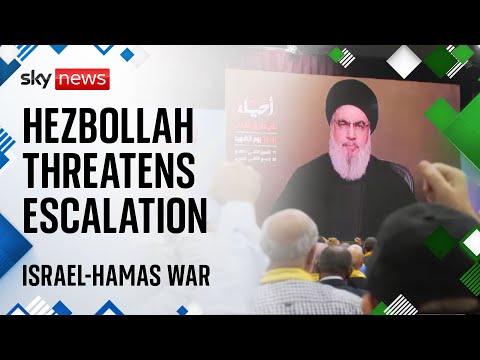 Israel-Hamas war: Hezbollah leader threatens escalation on Martyrs’ Day commemoration