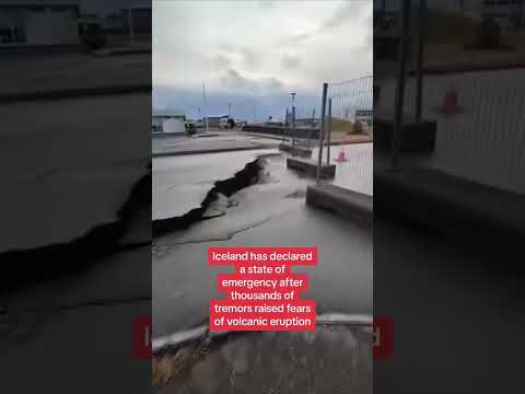 Tectonic activity damages roads in Iceland