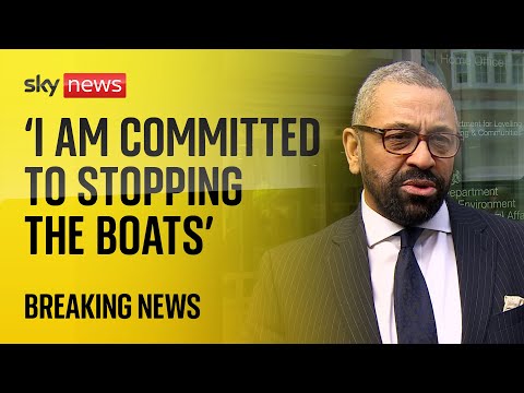 Home Secretary James Cleverly ‘absolutely committed’ to stopping the boats