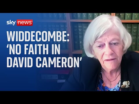 Ann Widdecombe ‘just flabbergasted’ at Cameron appointment