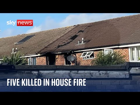 Hounslow: Five people killed in house fire in west London