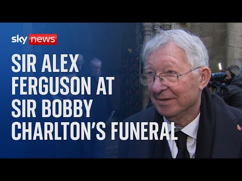 Sir Alex Ferguson reflects on funeral of Sir Bobby Charlton
