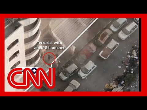 IDF says video shows Hamas fighter outside hospital with RPG launcher