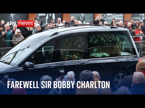 Farewell Sir Bobby Charlton: Applause for legend’s final Old Trafford appearance