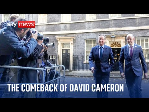He’s back! The comeback of David Cameron