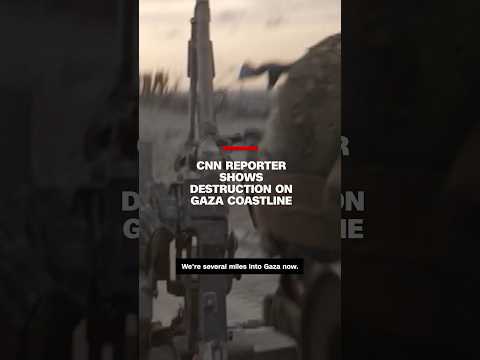 CNN reporter shows destruction on Gaza coastline
