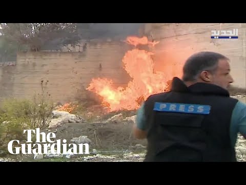 Lebanese live broadcast interrupted by missile strike