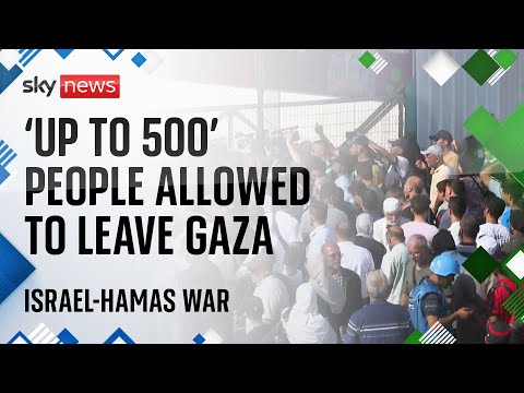 Israel-Hamas war: First group of injured evacuees enter Egypt from Gaza through Rafah crossing