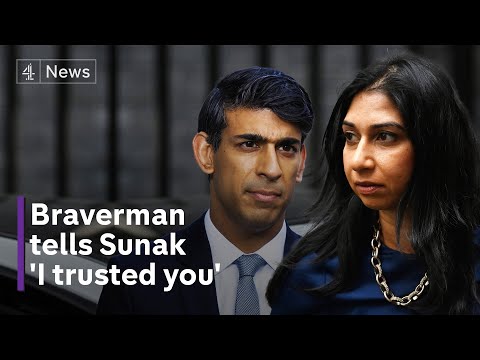 ‘I trusted you’ – Suella Braverman delivers brutal resignation letter to Rishi Sunak
