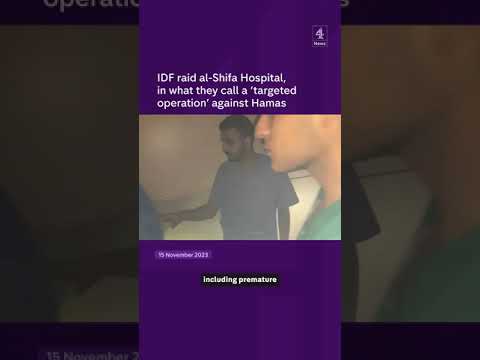 Israeli troops raid al-Shifa Hospital
