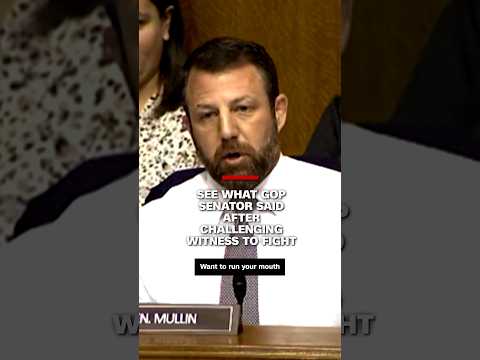 See what GOP senator said after challenging witness to fight