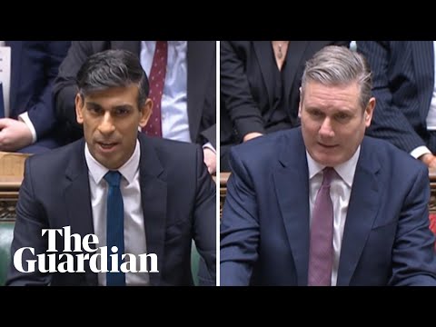 Sunak and Starmer spar at PMQs over ruling on Rwanda scheme