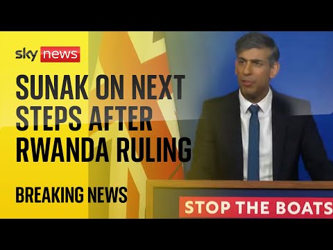 Sunak ‘will not allow a foreign court to block these flights’ despite Rwanda ruling