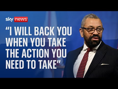 Home Secretary James Cleverly addresses the National Police Chiefs’ Council