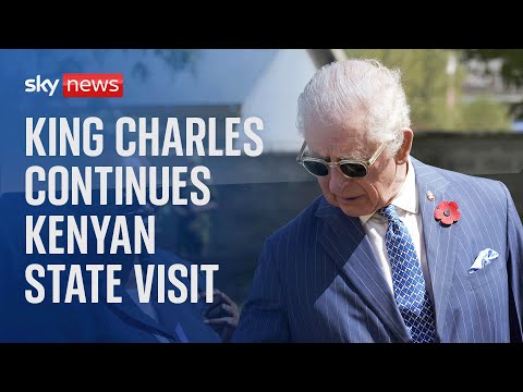King Charles III and Queen Camilla continue their state visit to Kenya