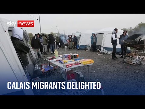 Migrants at Calais camp delighted after Rwanda plan ruled unlawful