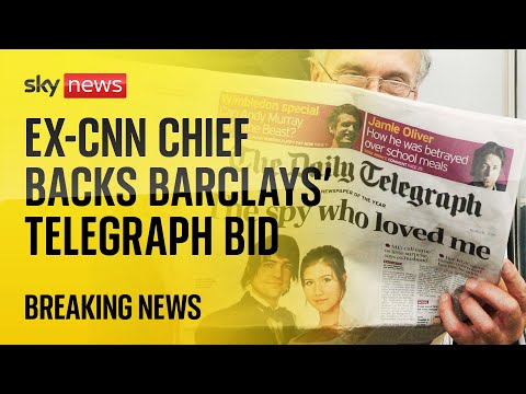 Ex-CNN chief Jeff Zucker backs Barclay family’s’ £1.15bn Telegraph bid