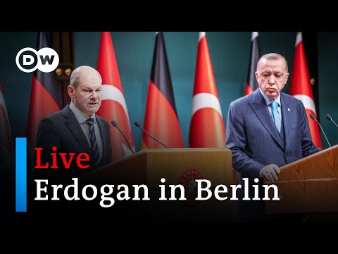 Live: German Chancellor Scholz and Turkish President Erdogan to deliver statements | DW News