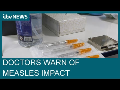 Doctors warn of dangerous impact of measles as cases spike and vaccine uptake slumps | ITV News