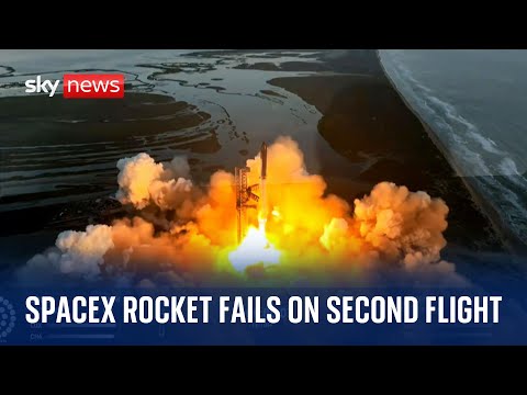 Starship mega rocket explodes on second test flight in ‘rapid unscheduled disassembly’