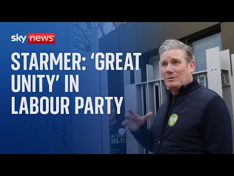 ‘Great unity’ in Labour over ending suffering in Israel and Gaza, Starmer says