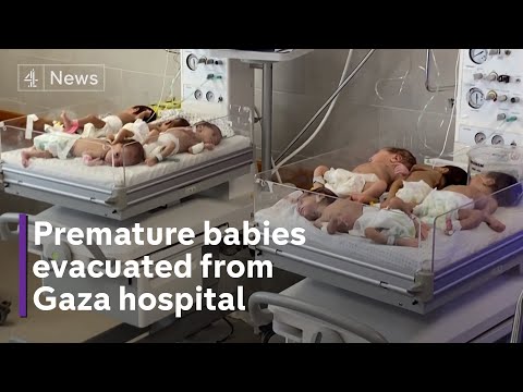 Babies transferred from besieged Gaza hospital – amid reports of imminent hostage deal