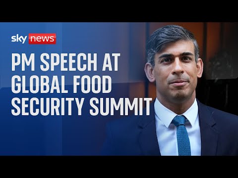 Prime Minister delivers speech at Global Food Security Summit in London