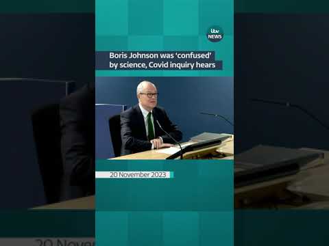 Boris Johnson was ‘confused’ by science, Covid inquiry hears #itvnews #covid