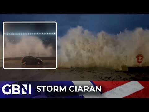 Storm Ciaran: Heavy rain and gales BATTER Cornwall coastline