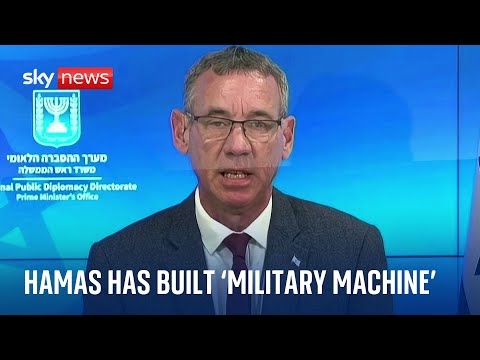 Israel adviser: Hamas has built ‘elaborate military machine’ under Gaza hospital