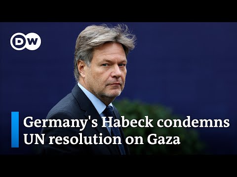 German vice-chancellor underscores country’s commitment to Israel | DW News
