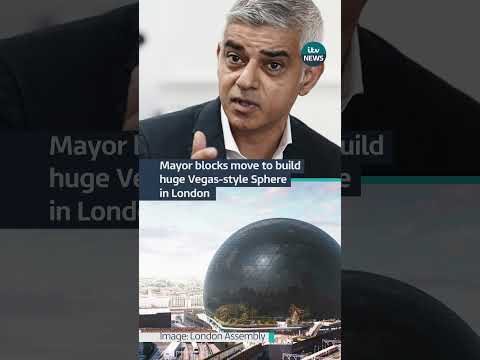 Mayor Sadiq Khan has rejected plans to build a huge Sphere in east London #itvnews #london