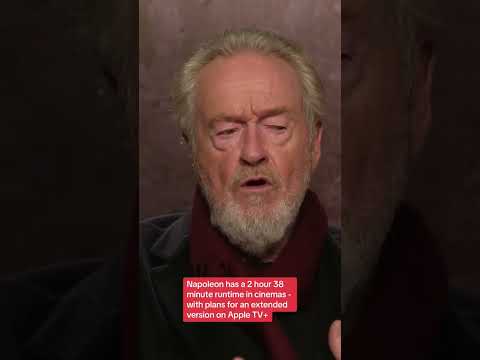 Ridley Scott on Napoleon running time