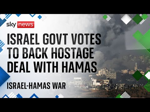 Watch Israel-Hamas war latest: Deal agreed to pause fighting for release of 50 hostages