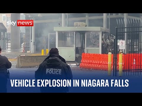 Watch live: Two die in vehicle explosion in Niagara Falls after car crashes at ‘very high speed’