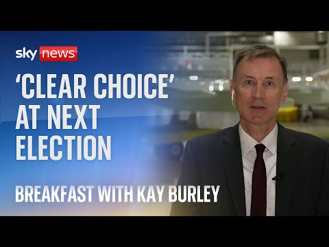 ‘Clear choice’ at the next election, says Chancellor